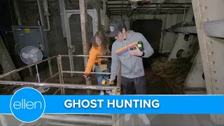 Andy & Linda the Ghost Hunter on the Haunted Queen Mary