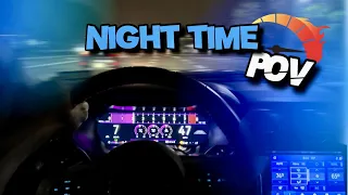 10 SPEED MUSTANG GT Night Time POV DRIVE **HARD PULLS**