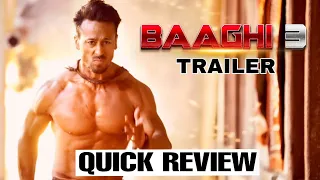 Baaghi 3 || Trailer Quick Review || Tiger Shroff || Shraddha Kapoor || Riteish Deshmukh