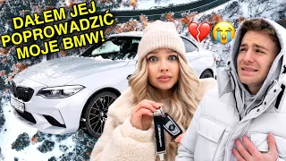 Moja dziewczyna JEŹDZI moim BMW 😱 | PIERWSZY RAZ! 😩