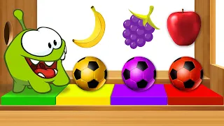 Learn Colors | Learn With Om Nom | Om Nom And Xylophone With Fruits