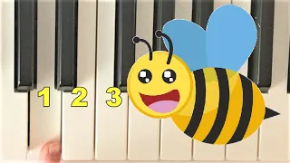 КАК играть 🐝🎹  ПЧЕЛОВОД (3 способа) на пианино