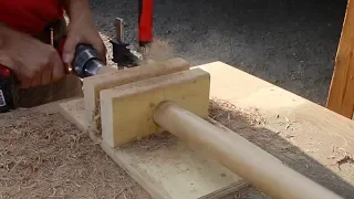 How to make a large dowel