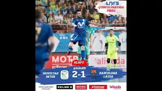 Full Highlight Futsal Fc Barcelona 1-2 Movistar Inter Final Leg 5