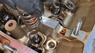 N42/N46 Compress and remove valve spring without compressed air?