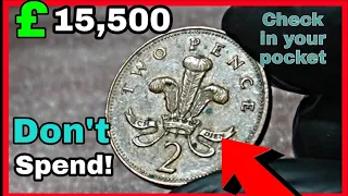 UK Two Pence most Valuable 2 pence coins worth up to £15,500 to look for!