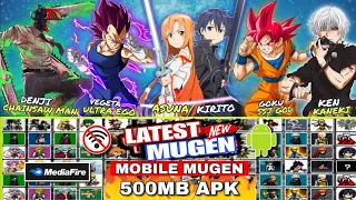 NEW!! ANIME CROSSOVER MUGEN (BEST CHARACTERS) ANIME MUGEN ANDROID