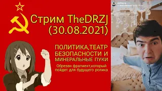 Стрим TheDRZJ (30.08.2021) - ПОЛИТИКА, ТЕАТР БЕЗОПАСНОСТИ И МИНЕРАЛЬНЫЕ ПУКИ