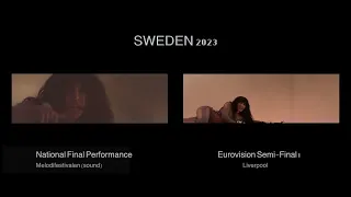 Loreen - Tattoo | Sweden 🇸🇪 | National Final 🔊vs Eurovision Semi-Final 1 (2023)