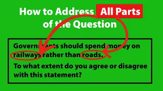 how to fully address all parts of the question/ielts task 2 to what extent do you agree or disagree