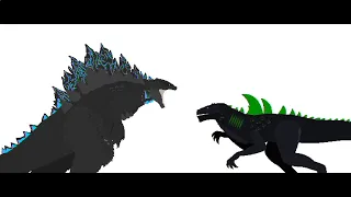 Godzilla meets Zilla 2.0 (Stick Nodes Anim)