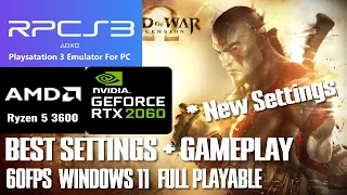 God of War: Ascension RPCS3 New Settings 2023 | Best Settings | Full Playable | 60FPS HD | Latest