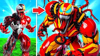 Upgrading Iron Man To VENOM IRON MAN In GTA 5!