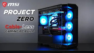 "CABLE-LESS" Gaming PC Build - MSI Project Zero  [Ph]