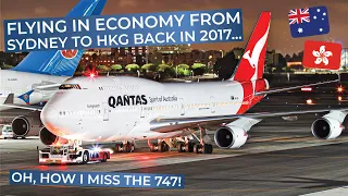 TRIPREPORT | Qantas (ECONOMY) | Boeing 747-400 | Sydney - Hong Kong