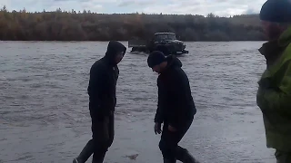 брод через речку Толой, озеро Баунт, река Ниж. Ципа