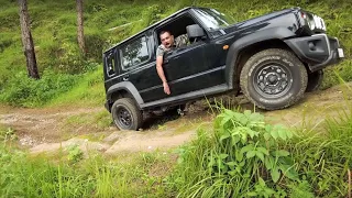 "Off-Road Battle: Thar vs Jimny vs Gurkha - Articulation Showdown!"... Thar vs Jimny vs Gurkha