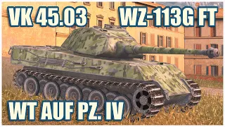 WZ-113G FT, Waffenträger auf Pz. IV & VK 45.03 • WoT Blitz Gameplay