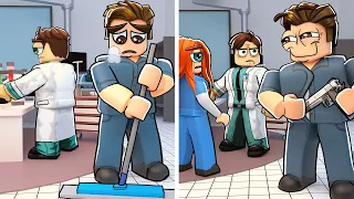 I became a JANITOR at a ROBLOX HOSPITAL... but then I did THIS!