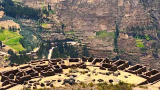 The ruins above Pisac Peru