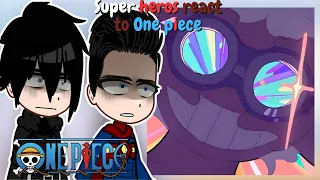 Super Heros React To Luffy || One Piece || Gacha React