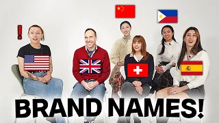 American was Shocked by Different Brand Names Around the World!!