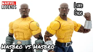 Hasbro Marvel Legends Luke Cage (SDCC Thunderbolts Box Set vs Amazon Exclusive Defenders Box Set)
