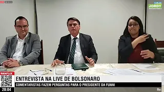 Live Presidente Jair Bolsonaro - 29/04/21. Parte 02.