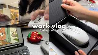 freelancing diaries | getting a new client, unboxing new logitech mouse