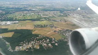 Toulouse - France | Beautiful Take off view | Lufthansa Airline