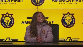 Utah Royals FC media days | DF Zoe Burns