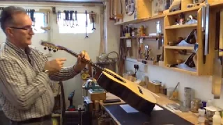 How to make the saddle for a classical guitar