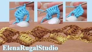 Crochet Cord Tutorial 2 Вязание шнура крючком