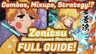 Entertainment Zenitsu Breakdown! Combos/Moveset/Strategy! - Demon Slayer Hinokami Chronicles Guide