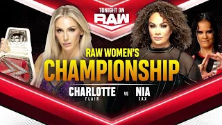 Nia Jax vs. Charlotte Flair - Raw Women's Title Match: Raw, September 6, 2021