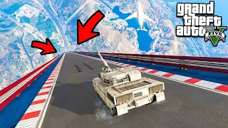 СПУСК БЕЗ ТОРМОЗОВ НА ТАНКЕ ЭКСПЕРИМЕНТ В ГТА 5 МОДЫ! ОБЗОР МОДА В GTA 5! ВИДЕО ГТА ИГРЫ MODS