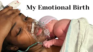 Very emotional raw birth vlog, spontaneous birth at 39 weeks