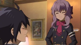 Seraph of the end Yuichiro and Shinoa English Dub Anime