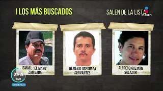 "El Mayo" Zambada y "El Mencho" salen de la lista de los más buscados por la DEA | Francisco Zea