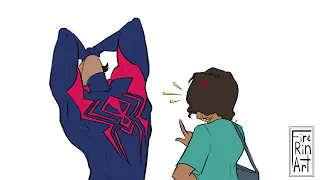 Miguel meets Mrs. Morales [Spider-Man: Across the Spider-Verse meme]