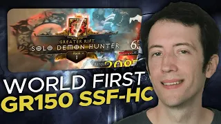 Diablo 3 - World First GR150 SSF-HC Season 30