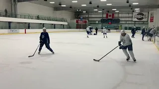 Canucks Miller and Höglander (not) deking DiPietro