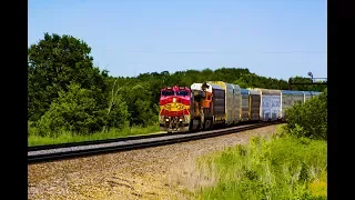 [HD] Fast Action On the BNSF Chillicothe Subdivision