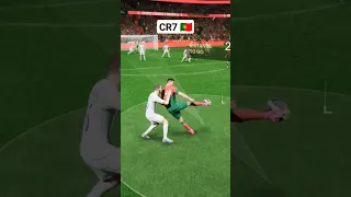 Cristiano Ronaldo scores powershot volley in EA Sports FC 24 #eafc24 #football #cr7