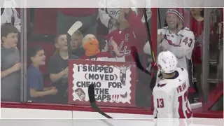 Tom Wilson and Jakub Vrana give stick to fan who ‘skipped chemo’ for the game