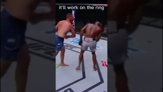 philly shell boxing defense in mma😮