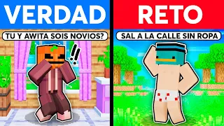 Hice Verdad o Reto en Minecraft!