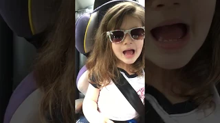 Rockabye Cover - Cutest Kid Singing Carpool Karaoke from the Car Seat