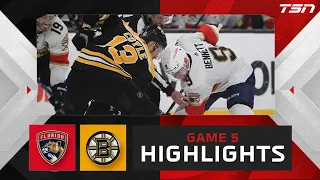 HIGHLIGHTS: Game 5 -- Boston Bruins vs. Florida Panthers