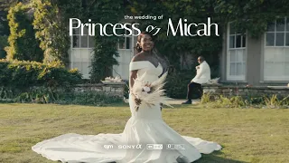 Princess & Micah || London White Wedding Film Highlight [4K]